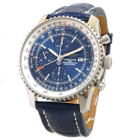 breitling navitimer world 46mm blue dial|breitling navitimer lowest price.